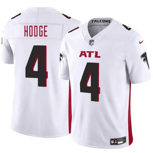 Men & Women & Youth Atlanta Falcons #4 KhaDarel Hodge White 2025 F.U.S.E. Vapor Untouchable Limited Stitched Jersey->atlanta falcons->NFL Jersey